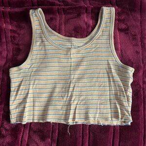 Cute yellow American eagle tank!!